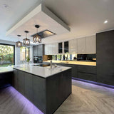 Grey Toughened Mirror Splashback - CreoGlass E-Shop