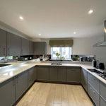 Silver Toughened Mirror Splashback - CreoGlass E-Shop
