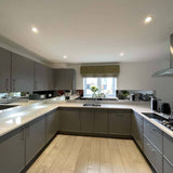 Silver Toughened Mirror Splashback - CreoGlass E-Shop