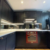 Silver Toughened Mirror Splashback - CreoGlass E-Shop
