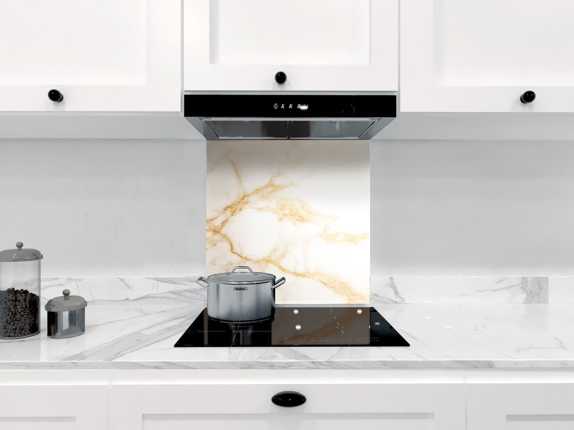 Golden - White Opera Splashback