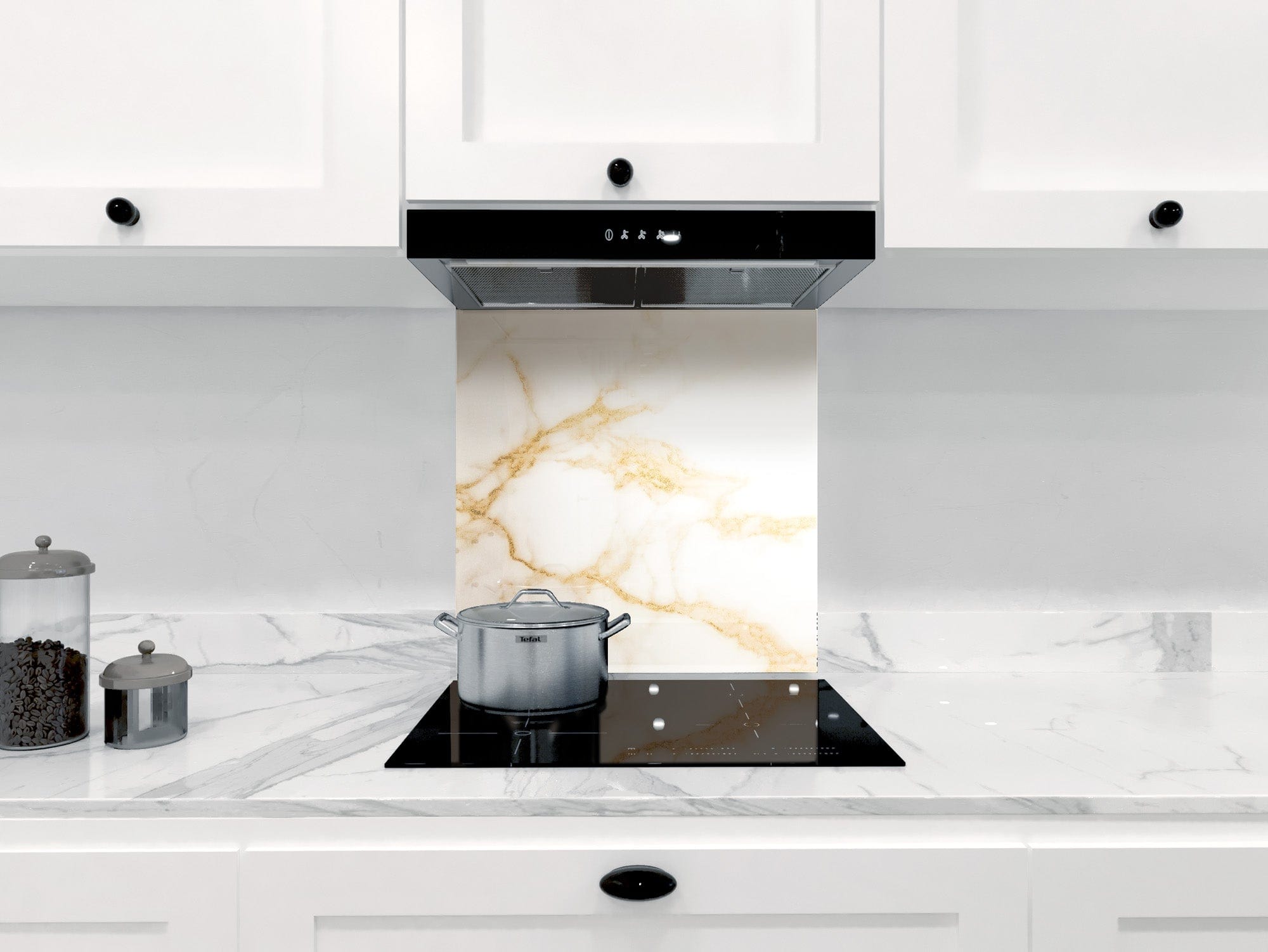 Golden - White Opera Splashback