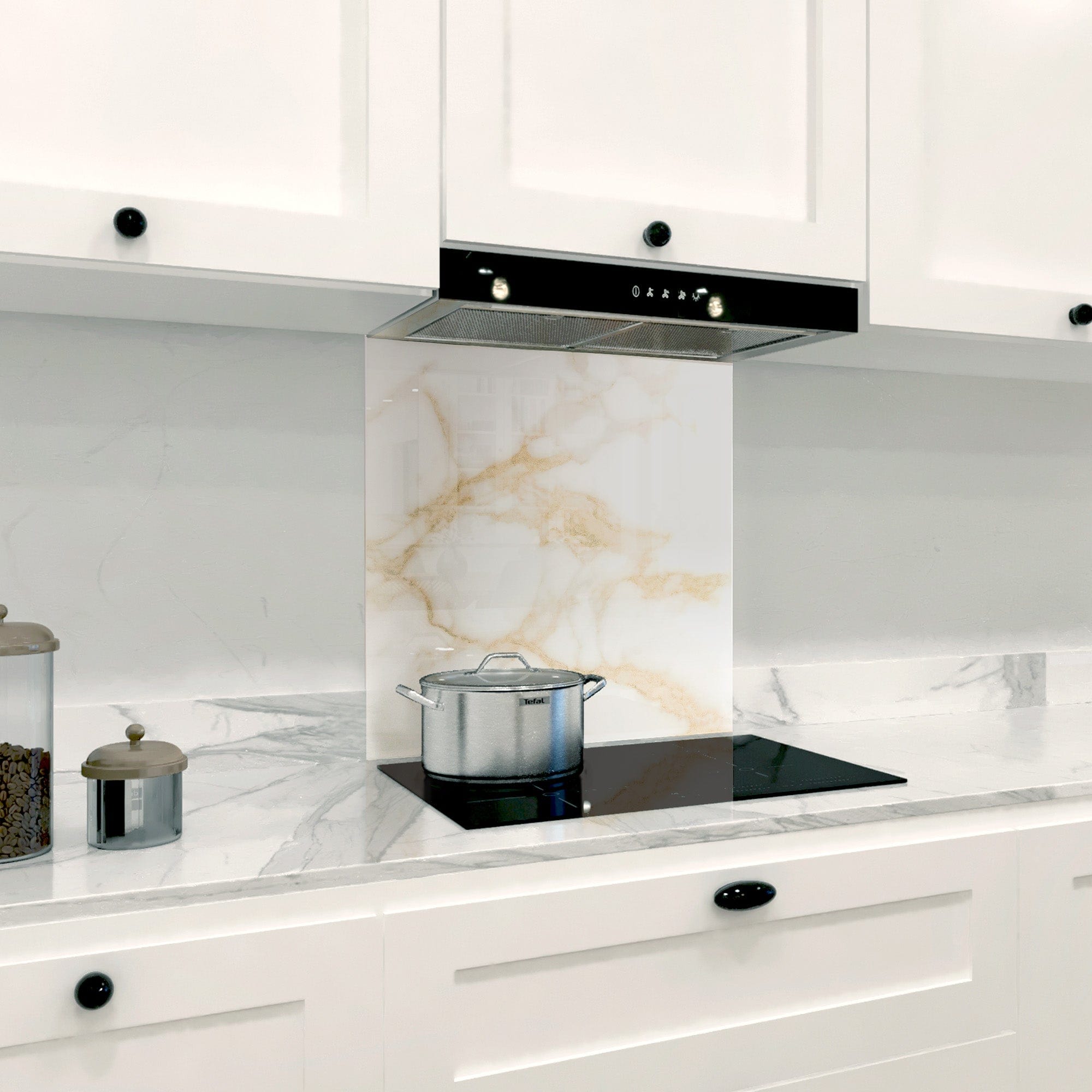 Golden - White Opera Splashback