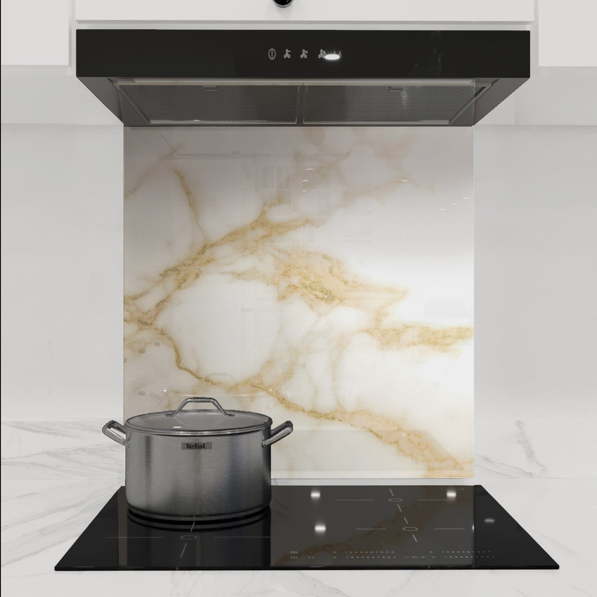 Golden - White Opera Splashback