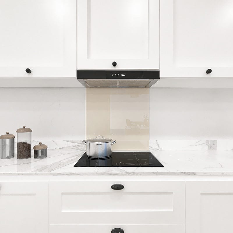 Natural Calico Colour Glass Splashback