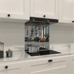 Silver Toughened Mirror Splashback
