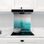 Teal to White- Gradient - Splashback