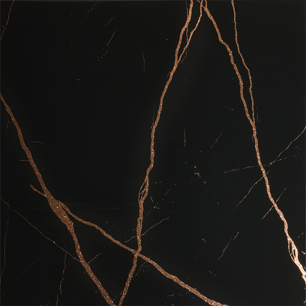 Copper - Black Calacatta Splashback