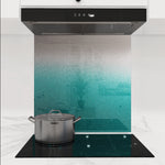 Teal to White- Gradient - Splashback