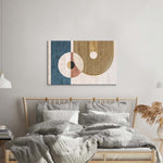 Abstract Minimalist Circles Glass Wall Art - CreoGlass E-Shop