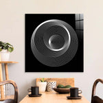 Abstract Repeating Circles Glass Wall Art - CreoGlass E-Shop