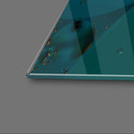 Abstract Water and Oil Bubbles Glass Wall Art - CreoGlass E-Shop