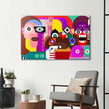 Abstract Women Glass Wall Art - CreoGlass E-Shop