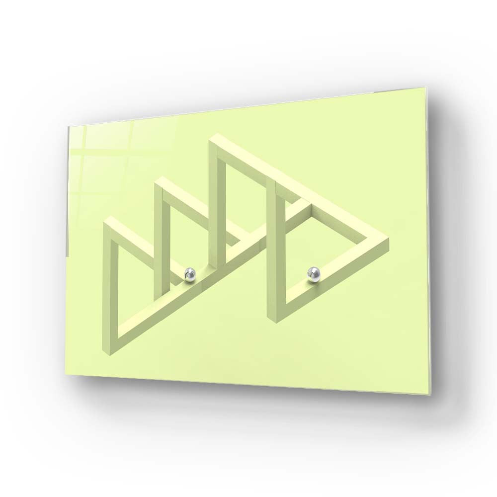 Impossible Geometry Glass Wall Art - CreoGlass E-Shop