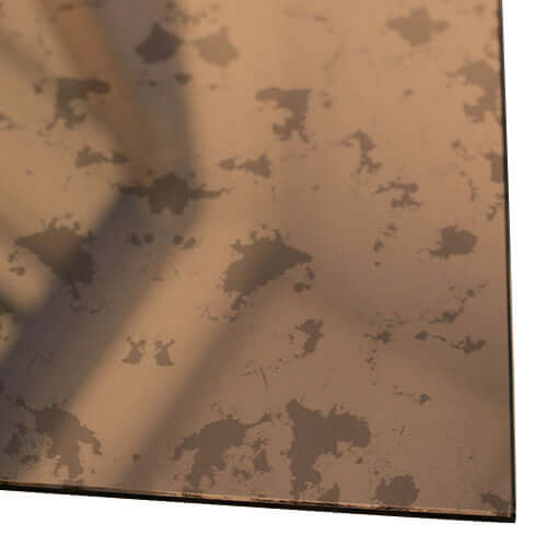 Antique Toughened Mirror - Bronze - Sample - 7