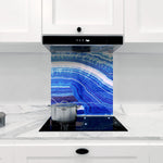 Aqua Blue - Onyx Fantastico Splashback