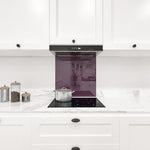 Aubergine Colour Glass Splashback