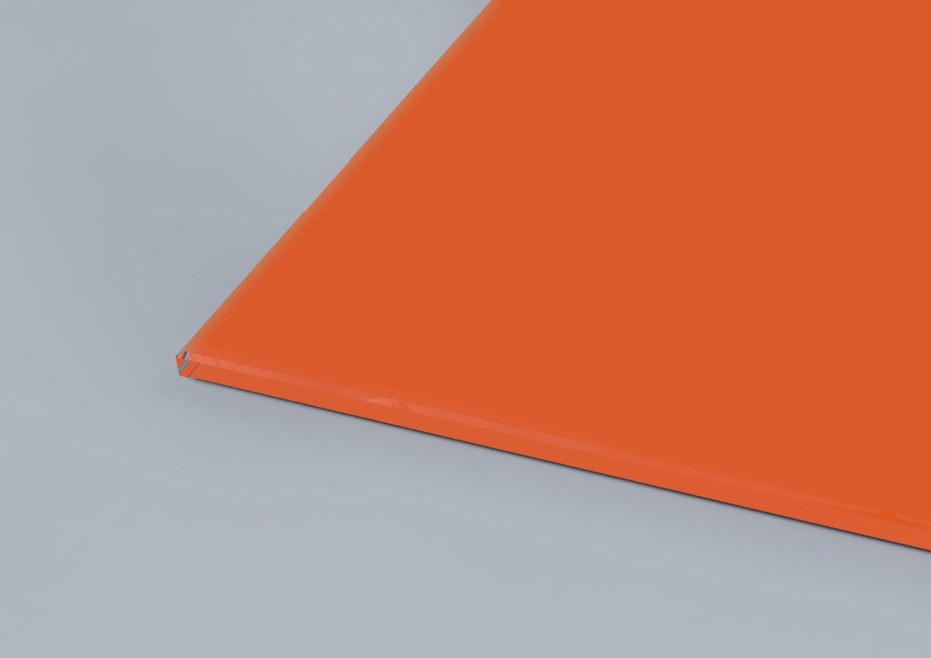 Pure Orange Matt Finish Sample