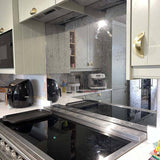 Antique Toughened Mirror - Silver - splashback - 4 - CreoGlass E-Shop