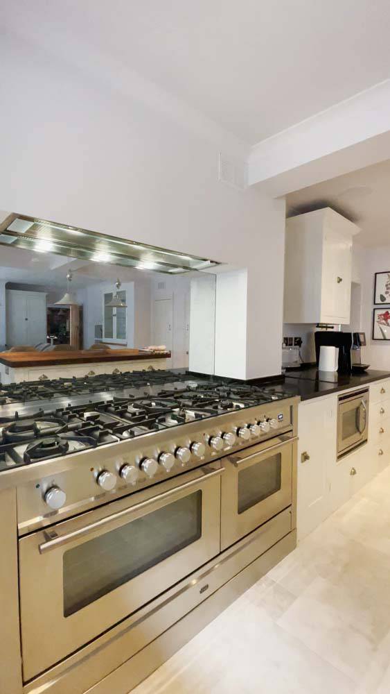 Silver Splashbacks Antique Toughened Mirror - Silver - splashback - 5 - Bespoke ...