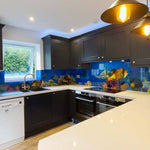 Aquarium Printed Glass Splashback - CreoGlass E-Shop