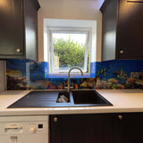 Aquarium Printed Glass Splashback - CreoGlass E-Shop