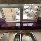 Aubergine Colour Glass Splashback - CreoGlass E-Shop