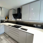 Black to White - Gradient - Splashback - CreoGlass E-Shop