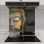 Buddha Spiritual Printed Glass  Splashback - CreoGlass E-Shop