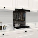 Copper - Black Calacatta Splashback - CreoGlass E-Shop