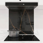 Copper - Black Calacatta Splashback - CreoGlass E-Shop