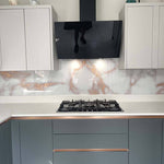 Copper - White Opera Splashback - CreoGlass E-Shop