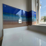 Daylight Beach Printed Landscape Glass Splashback - CreoGlass E-Shop