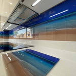 Daylight Beach Printed Landscape Glass Splashback - CreoGlass E-Shop