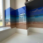 Daylight Beach Printed Landscape Glass Splashback - CreoGlass E-Shop