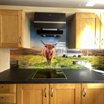 Farmland Animals Printed Glass Kitchen Splashback - CreoGlass E-Shop