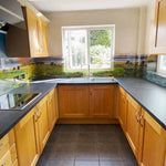 Farmland Animals Printed Glass Kitchen Splashback - CreoGlass E-Shop