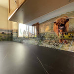 Farmland Animals Printed Glass Kitchen Splashback - CreoGlass E-Shop