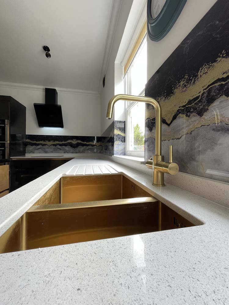 Gold - Famida - Splashback - CreoGlass E-Shop