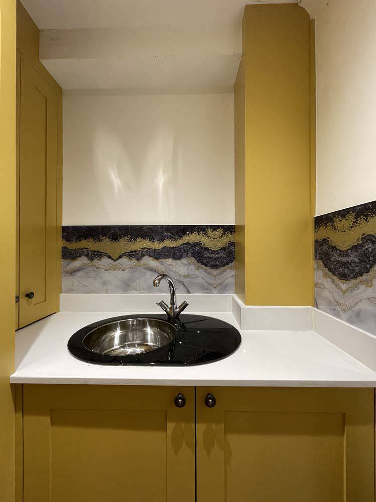 Gold - Famida - Splashback - CreoGlass E-Shop