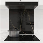 Golden - Black Calacatta Splashback - CreoGlass E-Shop