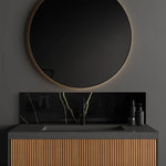 Golden - Black Calacatta Splashback - CreoGlass E-Shop