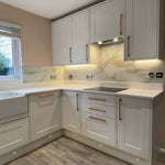 Golden - White Opera Splashback - CreoGlass E-Shop