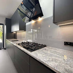 Grey Colour Glass Splashback - CreoGlass E-Shop