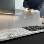 Grey Colour Glass Splashback - CreoGlass E-Shop