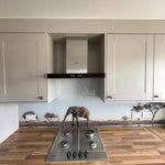Grey Elephant in Safari Printed Glass Kitchen Splashback - CreoGlass E-Shop