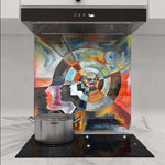 Mind Expansion Printed Glass  Splashback - CreoGlass E-Shop