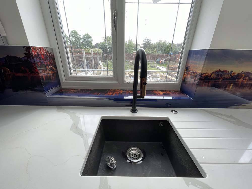 Mount Fuji Printed Landscape Glass Kitchen Splashback - CreoGlass E-Shop