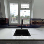Mount Fuji Printed Landscape Glass Kitchen Splashback - CreoGlass E-Shop