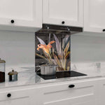 Orange Lily Printed Glass  Splashback - CreoGlass E-Shop